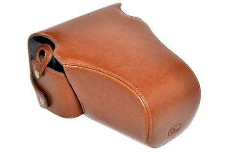 ONE OC-D5000Y Leathercase Bruin voor Nikon D5000, Audio, Tv en Foto, Fotografie | Fototassen, Overige typen, Nieuw, Overige merken