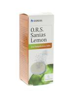 Sanias ORS lemon bruistablet 6 st, Verzenden, Nieuw
