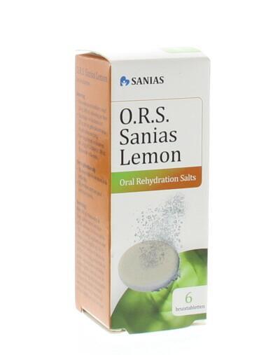 Sanias ORS lemon bruistablet 6 st, Diversen, Verpleegmiddelen, Nieuw, Verzenden
