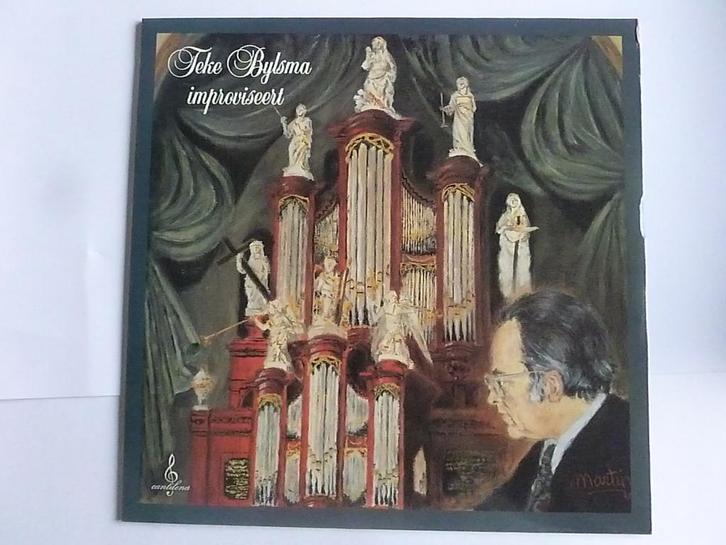 Teke Bijlsma improviseert (LP) gesigneerd, Cd's en Dvd's, Vinyl | Klassiek, Zo goed als nieuw, Verzenden