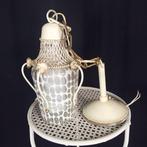 Plafondlamp (2) - Panter glas - Met bijzettafeltje, Antiek en Kunst, Curiosa en Brocante