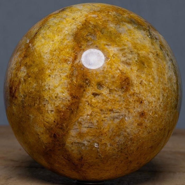 Fine Golden Healer sphere Kristal - Hoogte: 12.8 cm -, Verzamelen, Mineralen en Fossielen