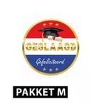 Geslaagd feestartikelen pakket middel - Geslaagd feestarti.., Hobby en Vrije tijd, Ophalen of Verzenden, Nieuw