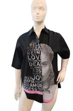 Mat fashion blouse grote opdruk Maat:, Kleding | Dames, Blouses en Tunieken, Nieuw, Verzenden, Overige kleuren