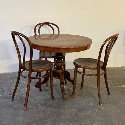 Tafel - Hout - Intarsiato Biedermeier, Antiek en Kunst, Antiek | Overige Antiek