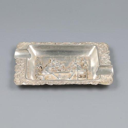Zaanse Zilversmederij NO RESERVE - Asbak - .833 zilver, Antiek en Kunst, Antiek | Goud en Zilver