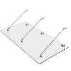 TRUUSK Luifel van Gehard Glas en Roestvrij Staal - Helder Gl, Verzenden, Nieuw