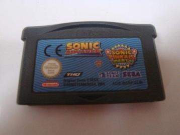 Sonic Advance + Sonic Pinball Party [Gameboy Advance] beschikbaar voor biedingen