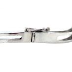 Witgouden vintage bangle met diamant 14 krt, Sieraden, Tassen en Uiterlijk, Armbanden, Ophalen of Verzenden, Nieuw