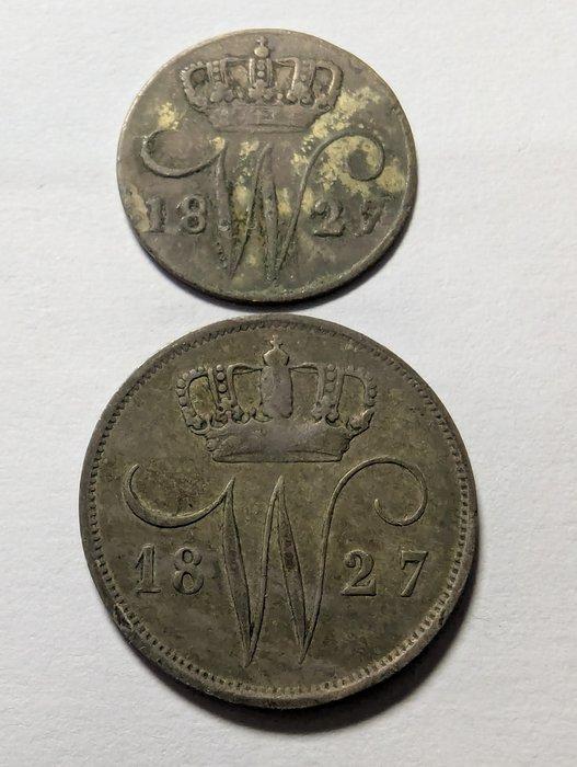Nederland. Willem I. 5, 10 Cents 1827 (Zonder Minimumprijs), Postzegels en Munten, Munten | Nederland