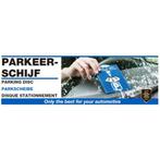 Benson Parkeerschijf - Europees model - 15 x 11 cm - Blauw, Ophalen of Verzenden, Nieuw