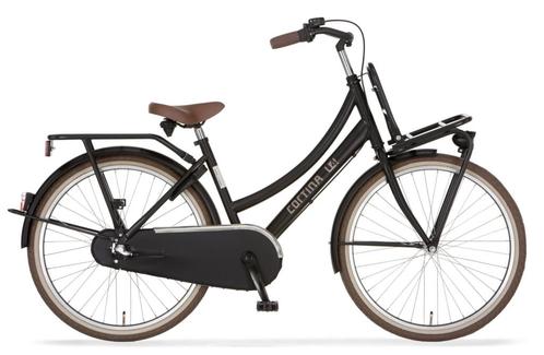 Cortina U4 Transport Mini meisjesfiets 24 3-speed Jet Black, Fietsen en Brommers, Fietsen | Kinderfietsjes, Nieuw, Verzenden