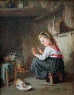 Paul Constant Soyer (1823-1903) - At the fireside