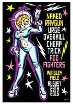 Posters - Poster Naked Ray Gun - Wrigley Field, Verzamelen, Verzenden, Zo goed als nieuw