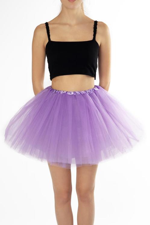 KIMU® Tutu Lila Tule Rokje M L 164 170 176 Lichtpaars Pettic, Kleding | Dames, Carnavalskleding en Feestkleding, Kleding, Nieuw