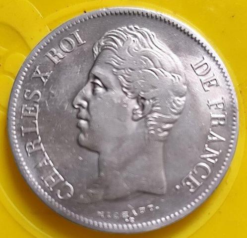 Frankrijk. Charles X. 5 Francs 1828-T, Nantes (Zonder, Postzegels en Munten, Munten | Europa | Euromunten