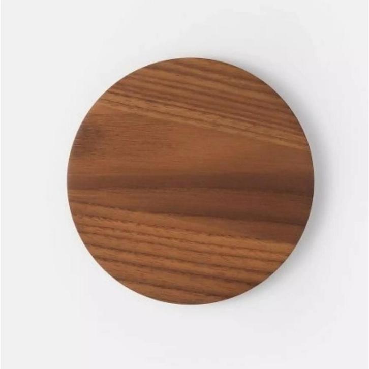 HOCHO Thermo–Essenhouten Onderzetter Ø100mm –Tijdloos D, Huis en Inrichting, Keuken | Keukenbenodigdheden, Nieuw, Ophalen of Verzenden