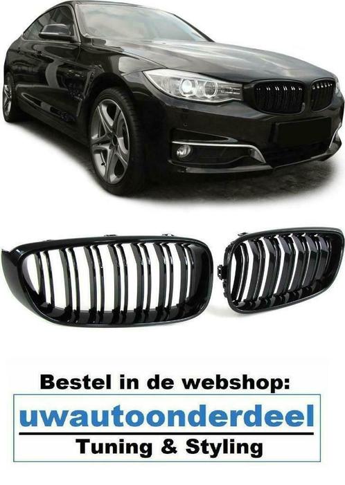 Bmw GT F34 Grill Nieren Glans Zwart Dubbele Spijl M3, Auto-onderdelen, Overige Auto-onderdelen, Nieuw, BMW, Verzenden