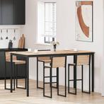 vidaXL Bartafel Naturel 110 x 55 x 105 cm Massief grenenhout, Huis en Inrichting, Tafels | Eettafels, Verzenden, Nieuw