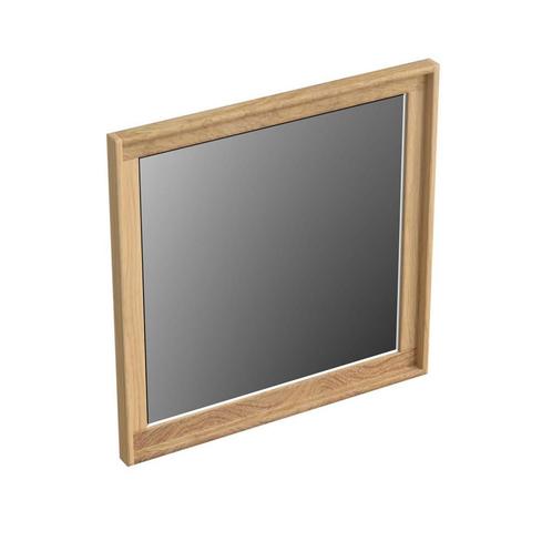 Spiegel Forzalaqua Reno Vierkant 50x2x50 Cm Eiken Smoke, Doe-het-zelf en Verbouw, Sanitair, Bad, Nieuw, Ophalen of Verzenden