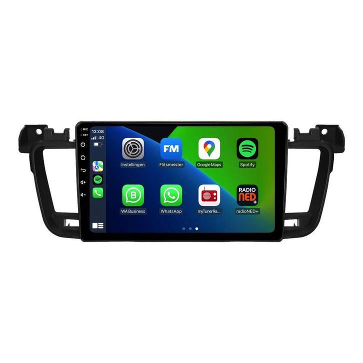 Peugeot 508 Android 13 Autoradio 2011 t/m 2018 CarPlay &, Auto diversen, Autoradio's, Ophalen of Verzenden
