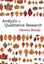 9781847870070 Analysis in Qualitative Research, Boeken, Verzenden, Zo goed als nieuw, Hennie Boeije