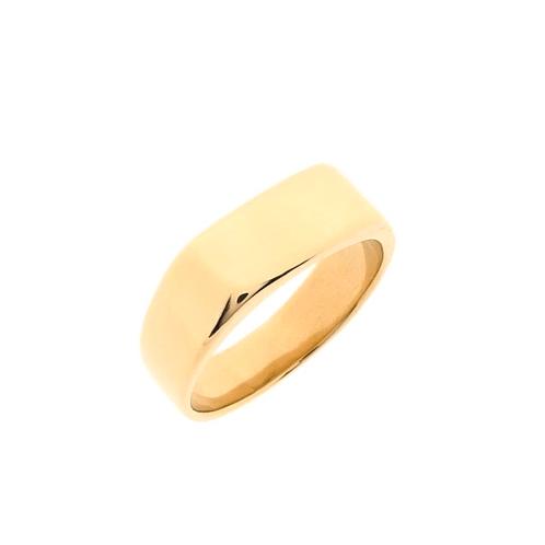 Gouden brede ring (unisex, gouden ring, 14 karaat) (unisex), Sieraden, Tassen en Uiterlijk, Ringen, Dame of Heer, Overige kleuren