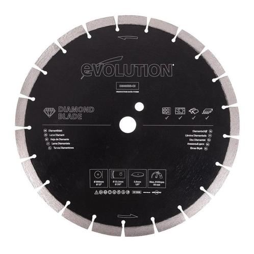 Evolution diamantblad gesegmenteerd 300mm | D300SEG-CS, Doe-het-zelf en Verbouw, Gereedschap | Zaagmachines, Overige typen, Nieuw