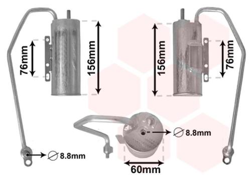 AIRCO DROGER VOOR FIAT CROMA 194 2005-2007 13115040, Auto-onderdelen, Airco en Verwarming, Nieuw, Ophalen of Verzenden