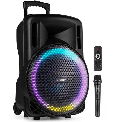 Retourdeal - Fenton FT15LED MK2 party speaker met Bluetooth, Audio, Tv en Foto, Luidsprekers, Zo goed als nieuw, Verzenden