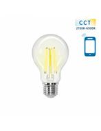 Slimme LED Filament - Dimbaar - E27 - A60| CCT 2700K tot 65, Nieuw, Ophalen of Verzenden