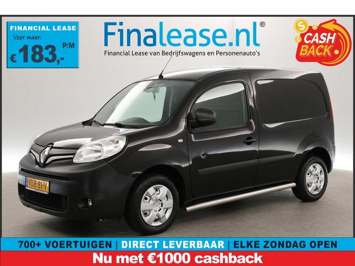 Renault Kangoo 1.5 dCi Airco Cruise Camera Navigatie, Auto's, Bestelauto's, Lease, Handgeschakeld, Diesel, Zwart, Renault, Verzenden