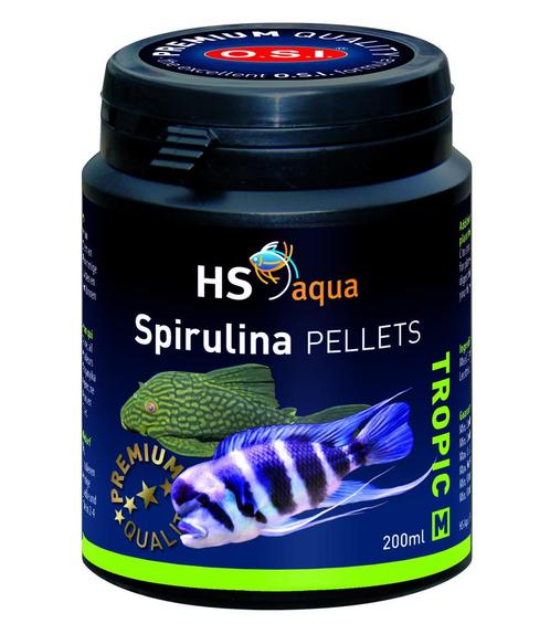 HS Aqua Spirulina Pellets M 200 ml., Dieren en Toebehoren, Vissen | Aquaria en Toebehoren, Nieuw, Ophalen of Verzenden
