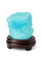 Zeldzame enorme aquamarijn Handgemaakte houten basis- 2507 g