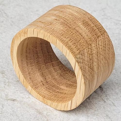 HOCHO Eikenhouten Servetring ø50 mm – Elegante Tafeldecor, Huis en Inrichting, Keuken | Keukenbenodigdheden, Nieuw, Ophalen of Verzenden