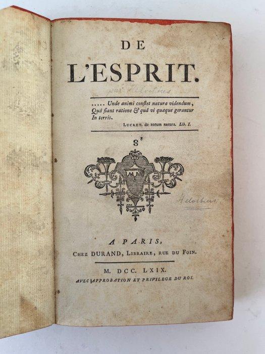 C. A. Helvétius - De lEsprit - 1769, Antiek en Kunst, Antiek | Boeken en Bijbels