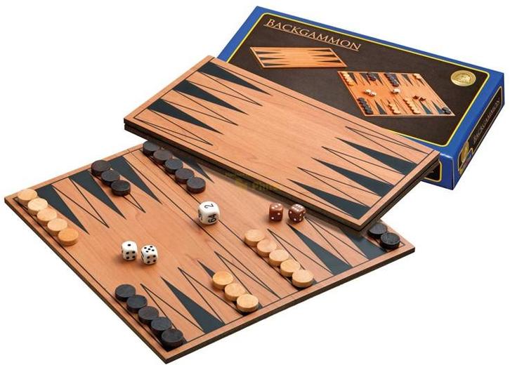 Backgammon Set | Philos - Gezelschapsspellen, Hobby en Vrije tijd, Gezelschapsspellen | Bordspellen, Nieuw, Verzenden