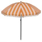 Edelman Osborn parasol bruin - Ø220 x 238 cm, Nieuw, Verzenden