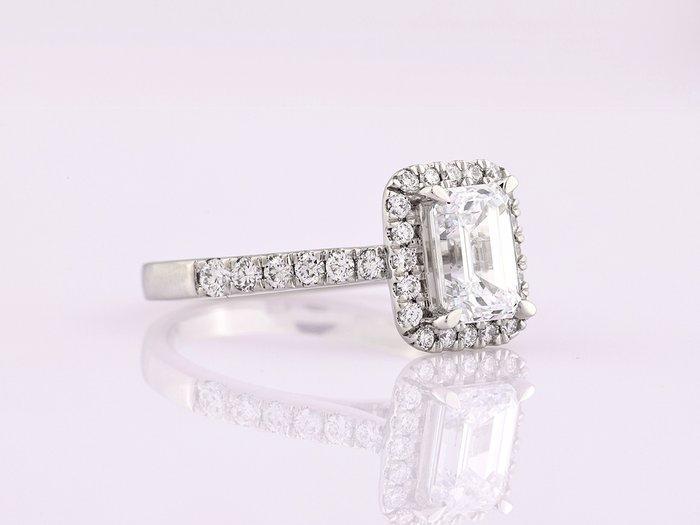 Ring - 14 karaat Witgoud - 2.08ct. tw. Diamant (Lab-grown) -, Sieraden, Tassen en Uiterlijk, Ringen