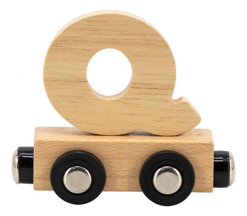 Tryco Houten Naturel Lettertrein - Letter Q TR-353064, Kinderen en Baby's, Kinderkamer | Inrichting en Decoratie, Nieuw, Verzenden