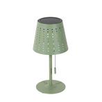 Buiten tafellamp groen incl. LED 3-staps dimbaar oplaadbaar, Huis en Inrichting, Lampen | Tafellampen, Nieuw, Overige materialen