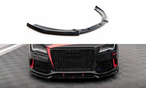Front Splitter voor Audi A7 4G met RS7 Look Voorbumper, Auto diversen, Tuning en Styling, Ophalen of Verzenden