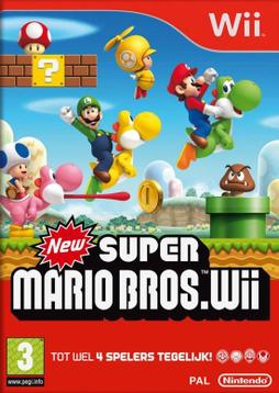 New Super Mario Bros Wii Spel Spotgoed en echt Refurbished
