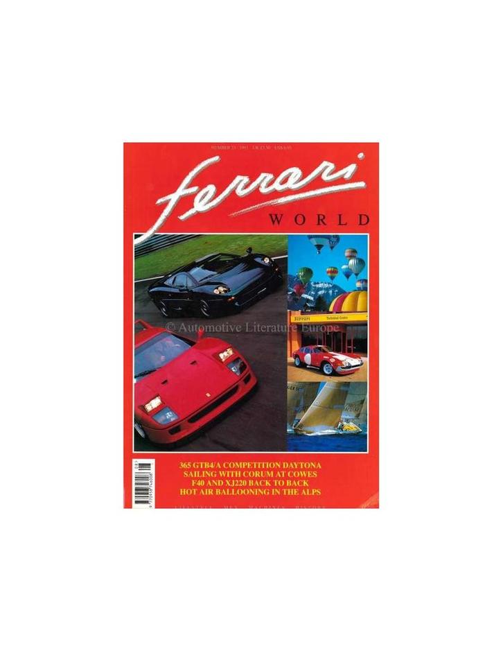 1993 FERRARI WORLD MAGAZINE 23 ENGELS, Boeken, Auto's | Folders en Tijdschriften, Ferrari