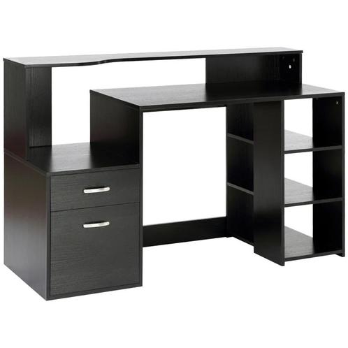 TRUUSK Bureau Met Plank Computertafel Kantoortafel Met Tafel, Huis en Inrichting, Bureaus, Nieuw, Verzenden
