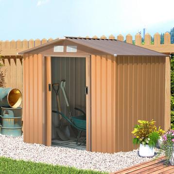 Tuinhuisje -  - Vloerframe - Schuifdeuren - Geel beschikbaar voor biedingen