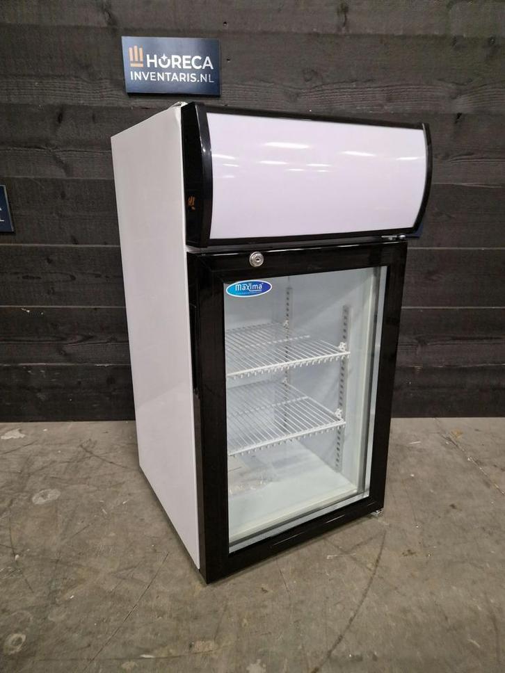 Koelkast | Maxima | enkeldeurs glasdeur barkoeling | wit |, Zakelijke goederen, Horeca | Keukenapparatuur, Nieuw zonder verpakking