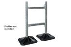 H-Frame Stelpoot | 45x45cm, Verzenden, Nieuw in verpakking