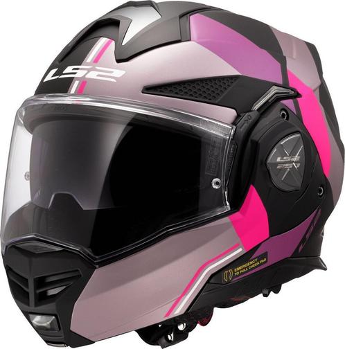 LS2 FF901 Advant X Ultra Grijs Paars 06 Systeemhelm, Motoren, Kleding | Motorhelmen, Systeemhelm, Heren, XXL, Nieuw met kaartje