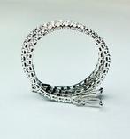 Tennis armband - 18 karaat Witgoud - 1.00ct. tw. Diamant